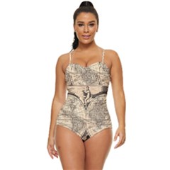 World Map - Nova Delineatio Totius Orbis Terrarum -  1659-1733 Retro Full Coverage Swimsuit by ConteMonfrey