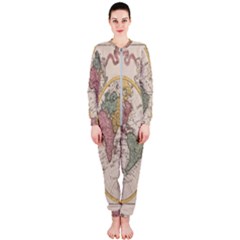 Mapa Mundi 1775 Onepiece Jumpsuit (ladies) by ConteMonfrey