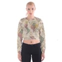 Mapa Mundi 1775 Cropped Sweatshirt View1