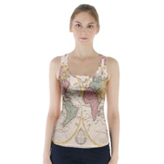 Mapa Mundi 1775 Racer Back Sports Top by ConteMonfrey