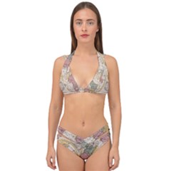 Mapa Mundi 1775 Double Strap Halter Bikini Set by ConteMonfrey