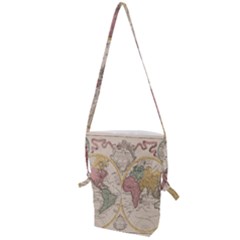 Mapa Mundi 1775 Folding Shoulder Bag by ConteMonfrey