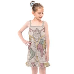 Mapa Mundi 1775 Kids  Overall Dress by ConteMonfrey