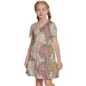 Mapa Mundi 1775 Kids  Short Sleeve Tiered Mini Dress View2