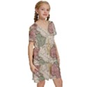 Mapa Mundi 1775 Kids  Short Sleeve Tiered Mini Dress View3