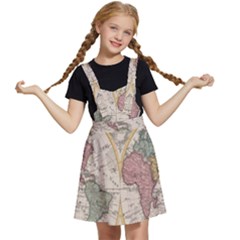 Mapa Mundi 1775 Kids  Apron Dress by ConteMonfrey