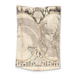 Mapa Mundi - 1774 Small Tapestry by ConteMonfrey