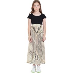 Mapa Mundi - 1774 Kids  Flared Maxi Skirt by ConteMonfrey