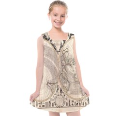 Mapa Mundi - 1774 Kids  Cross Back Dress by ConteMonfrey