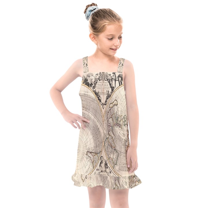 Mapa Mundi - 1774 Kids  Overall Dress