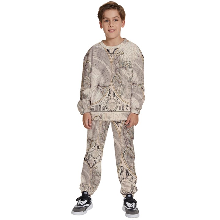 Mapa Mundi - 1774 Kids  Sweatshirt set