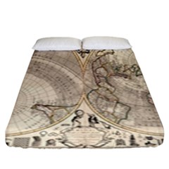 Mapa Mundi - 1774 Fitted Sheet (king Size) by ConteMonfrey