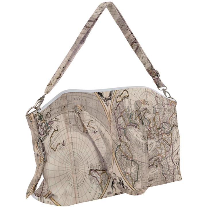 Mapa Mundi - 1774 Canvas Crossbody Bag