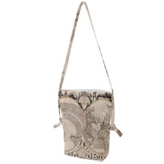 Mapa Mundi - 1774 Folding Shoulder Bag by ConteMonfrey