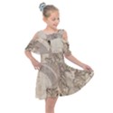 Mapa Mundi - 1774 Kids  Shoulder Cutout Chiffon Dress View1