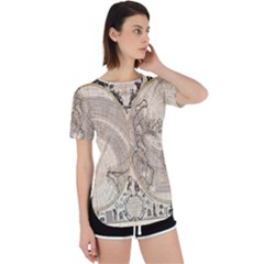 Mapa Mundi - 1774 Perpetual Short Sleeve T-shirt by ConteMonfrey