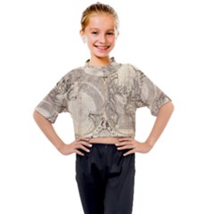 Mapa Mundi - 1774 Kids Mock Neck Tee