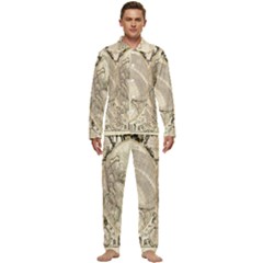 Mapa Mundi - 1774 Men s Long Sleeve Velvet Pocket Pajamas Set by ConteMonfrey