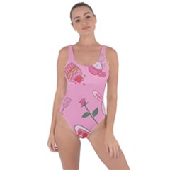 Valentine Pattern Bring Sexy Back Swimsuit by designsbymallika