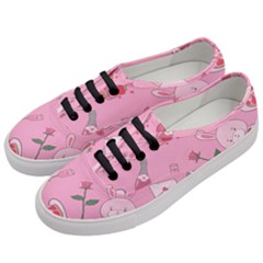 Valentine Pattern Women s Classic Low Top Sneakers by designsbymallika