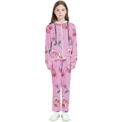 Valentine Pattern Kids  Tracksuit by designsbymallika