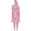 Valentine Pattern Button Top Knee Length Dress View2