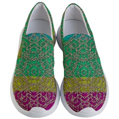 Rainbow Landscape With A Beautiful Silver Star So Decorative Women s Lightweight Slip Ons by pepitasart