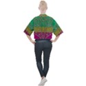 Rainbow Landscape With A Beautiful Silver Star So Decorative Mock Neck Tee View2