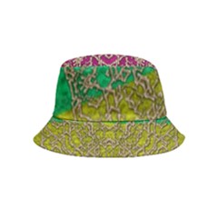 Rainbow Landscape With A Beautiful Silver Star So Decorative Bucket Hat (kids) by pepitasart