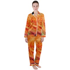 Color Of Desire Women s Long Sleeve Satin Pajamas Set	 by tomikokhphotography