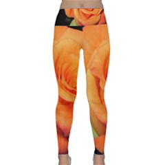 Color Of Desire Lightweight Velour Classic Yoga Leggings by tomikokhphotography