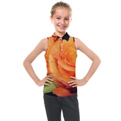 Color Of Desire Kids  Sleeveless Polo Tee