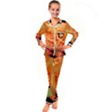 Color of Desire Kid s Satin Long Sleeve Pajamas Set View1