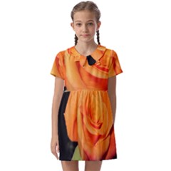 Color Of Desire Kids  Asymmetric Collar Dress