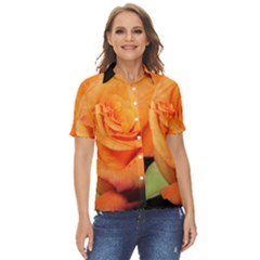 Color Of Desire Women s Short Sleeve Double Pocket Shirt