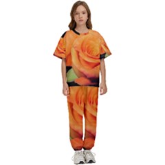 Color Of Desire Kids  Tee And Pants Sports Set by tomikokhphotography