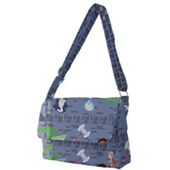 Dnd Full Print Messenger Bag (l)