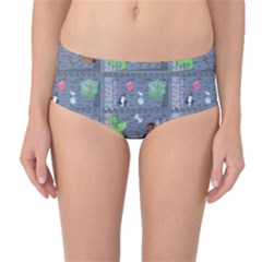 Micro Dnd Mid-waist Bikini Bottoms