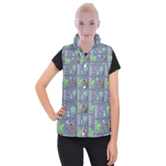 Micro Dnd Women s Button Up Vest