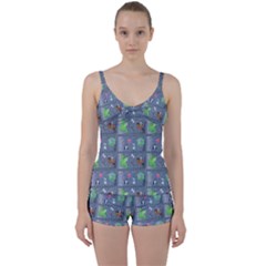 Micro Dnd Tie Front Two Piece Tankini