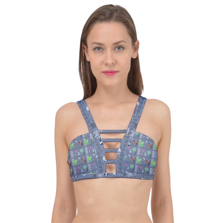 Micro Dnd Cage Up Bikini Top