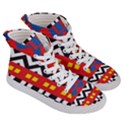 Shapes Rows Women s Hi-Top Skate Sneakers View3