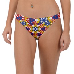 Wavey Shapes Pattern                                                             Band Bikini Bottom by LalyLauraFLM