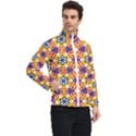 Wavey shapes pattern                                                    Men s Bomber Jacket View2