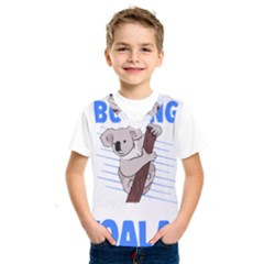 Koala T- Shirt Life Would Be So Boring Without Koalas T- Shirt (1) Kids  Basketball Tank Top by maxcute