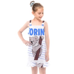 Koala T- Shirt Life Would Be So Boring Without Koalas T- Shirt (1) Kids  Overall Dress by maxcute