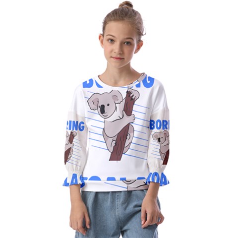 Koala T- Shirt Life Would Be So Boring Without Koalas T- Shirt (1) Kids  Cuff Sleeve Top by maxcute