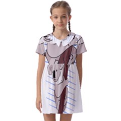 Koala T- Shirt Life Would Be So Boring Without Koalas T- Shirt (1) Kids  Asymmetric Collar Dress by maxcute