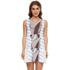 Koala T- Shirt Life Would Be So Boring Without Koalas T- Shirt (1) Tiered Sleeveless Mini Dress by maxcute