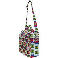 Shapes In Shapes 2                                                              Crossbody Day Bag by LalyLauraFLM